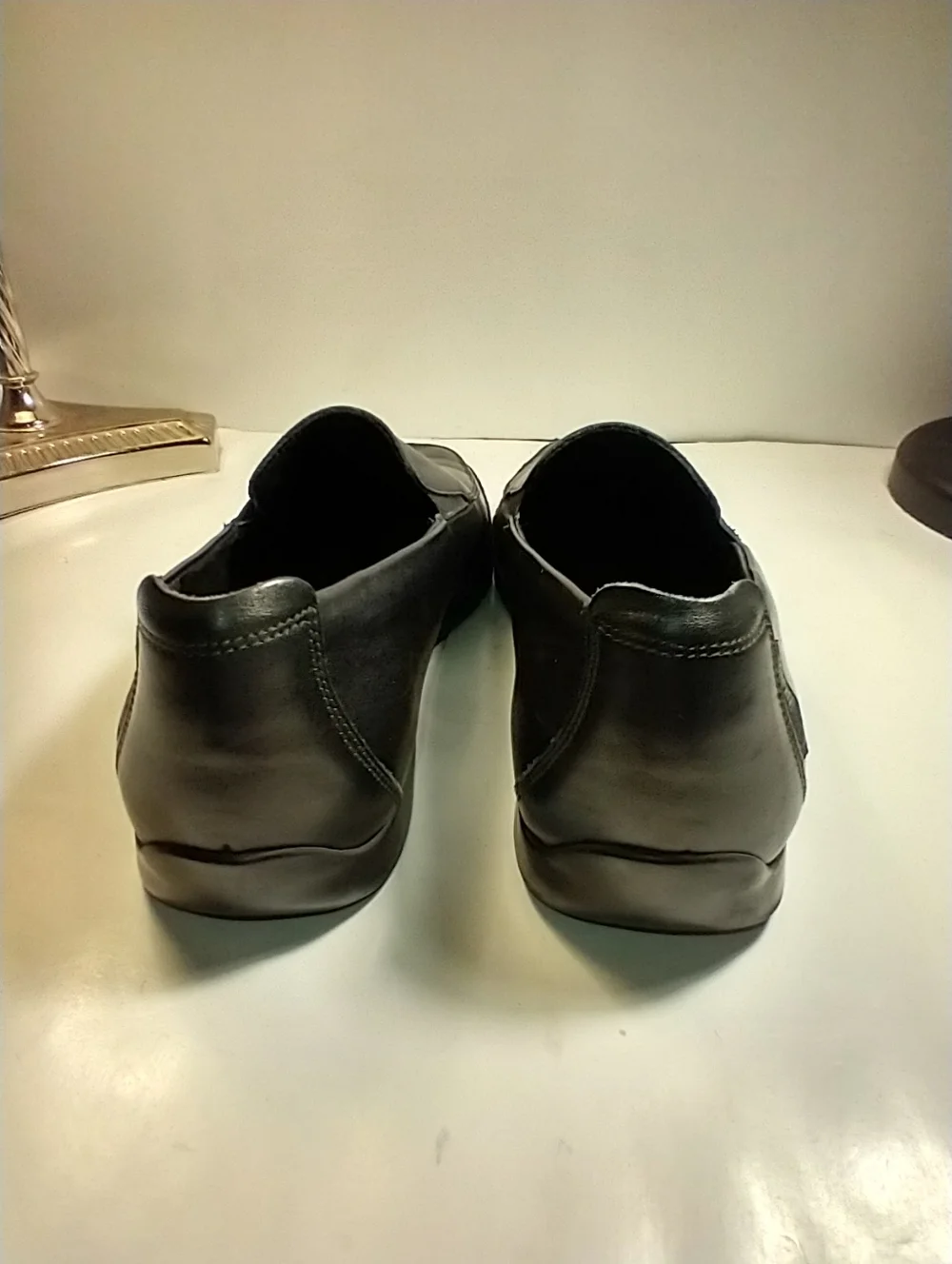 Mephisto Edlef Cool Air Black Leather Casual Loafers Shoes Men's sz 8.